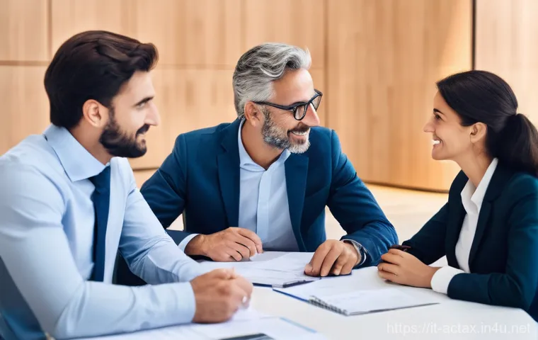 전산세무회계 취업자 인터뷰 - **Prompt:** A skilled Italian accountant or tax specialist, wearing professional business attire (a ...