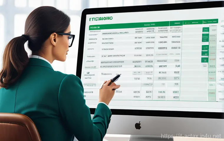 전산세무회계 실무에서 자주 쓰이는 프로그램 - **Prompt: AI as Your Smart Accounting Assistant**
    An imaginative and slightly futuristic illustr...