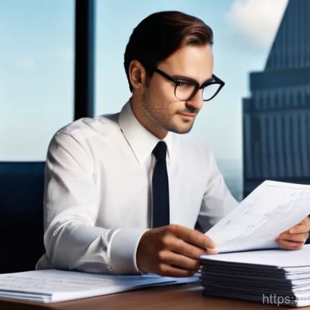 전산세무회계와 사내 회계 시스템 - **Prompt:** A professional Italian accountant, mid-career, dressed in smart business attire, sits at...