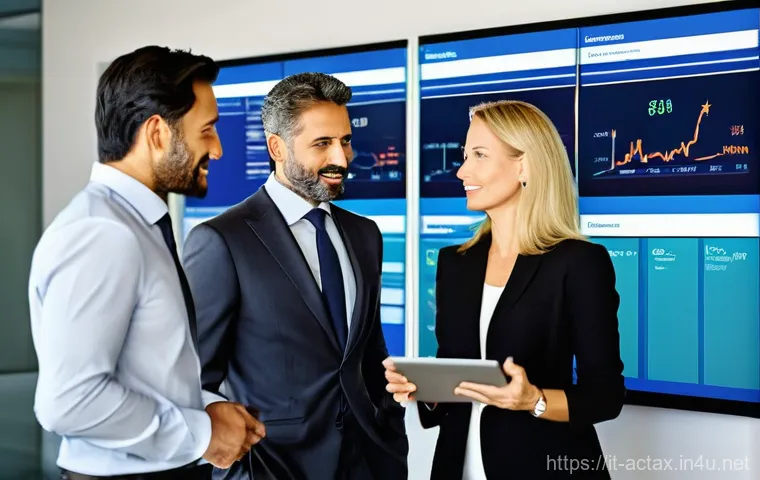 전산세무회계와 사내 회계 시스템 - **Prompt:** A dynamic Italian female entrepreneur, in her late 30s, wearing stylish yet professional...