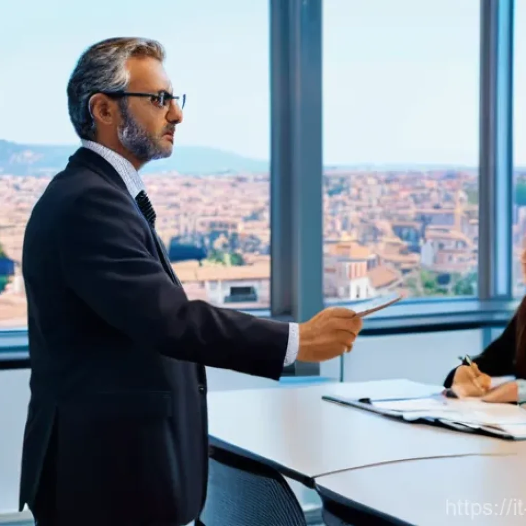 전산세무회계 학원 선택 기준 - **Prompt:** A dynamic, well-lit modern classroom in an Italian academic setting, featuring a diverse...